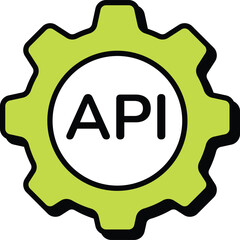 Web Development and Web Services Color Outline Icons and Illustration Pack