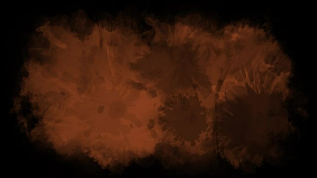 Abstract orange texture with dark background at a creative art event
