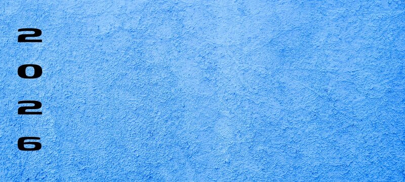 blue background 2026 with rustic texture