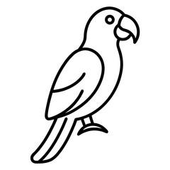 Fototapeta premium vector illustration of a bird