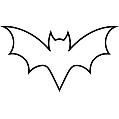 Naklejka premium halloween bat vector