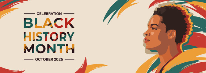 Celebrating Black History Month with Artistic Tribute and Vibrant Cultural Colors