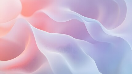 Obraz premium Soft Pastel Abstract Background with Organic Shapes