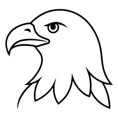 Obraz premium eagle head vector illustration