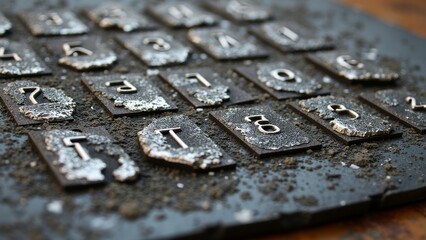 Schematic diagram of numeric keypad technology