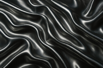 Obraz premium Fluidity and elegance merge in this smooth fabric with a metallic sheen symbolizing adaptability and transition