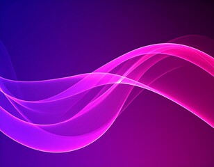 Naklejka premium Pink Purple Abstract Wave Background.