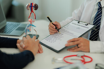 A doctor provides professional consultation on erectile dysfunction, discussing treatment options...