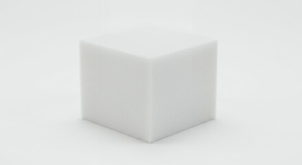 Obraz premium White cube product photography
