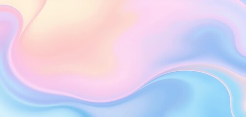 Obraz premium Soft pastel swirls in abstract minimalist design, vector background, trendy, vector