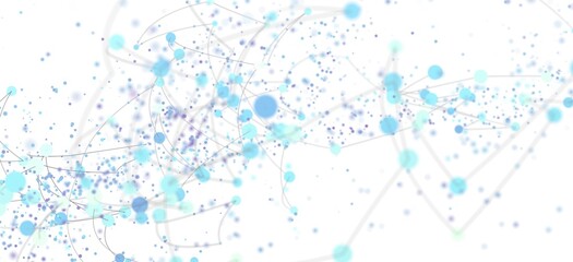 Abstract background image featuring a network of interconnected dots and lines. Perfect for technology, connection, and communication concepts.