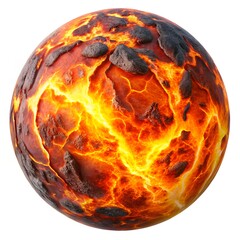 Seamless Molten Lava Texture in Ultra High-Resolution