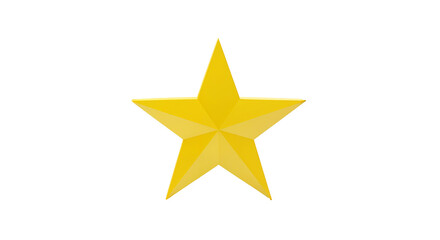 Illuminated gold star with geometric design on a sleek black background