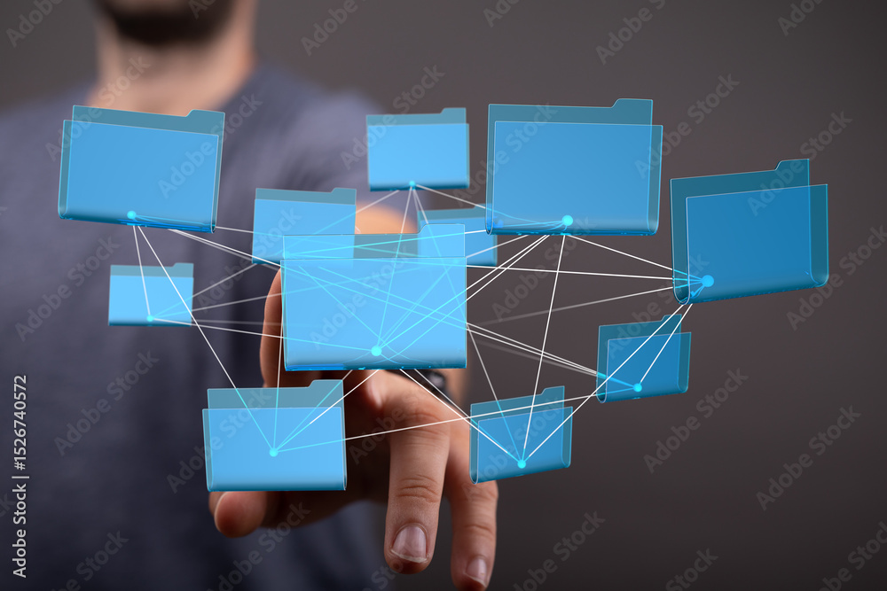Poster Efficiently manage and share files across your network. Secure collaboration tools for teams.