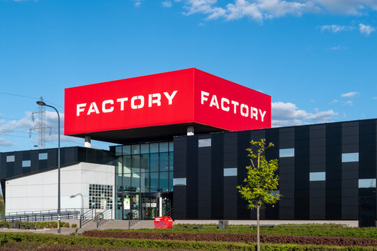 Warsaw, Poland - May 01, 2025: Factory Outlet shopping center