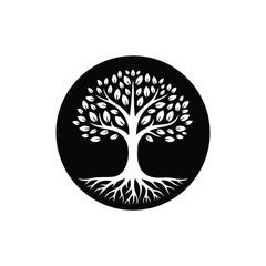 Tree vector icon illustration design