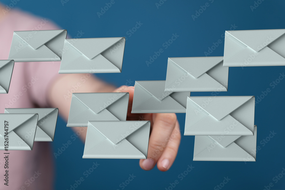 Poster Efficient email management.  Strategies for handling high email volume. Improve inbox organization.