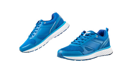 blue sport shoes