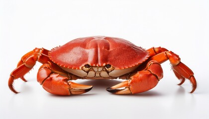 Red Crab Seafood, Ocean Delicacy, Delicious Crustacean, Front View