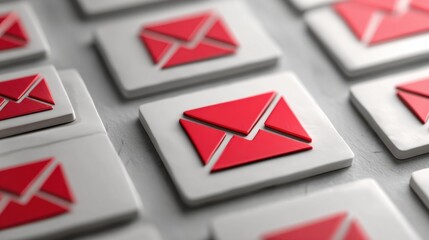 Scam Messages Flood Email Inbox While Top Section Stays Clean and Organized