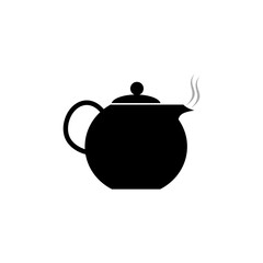 Teapot icon isolated on white background