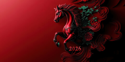 Red Horse 2026: A Stunning Artistic Design