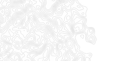 Abstract minimal The patter discovery vector topo map. creative discovery White wave grid stripe line map topography. vector geographic contour mounted map background.	