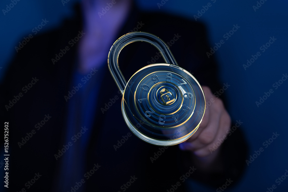 Poster enhance your online safety with robust passwords and advanced security measures. protect your valuab
