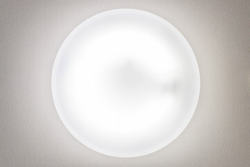 天井の丸いシーリングライト