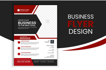 "Modern Corporate Business Flyer Template for Marketing & Promotion"
