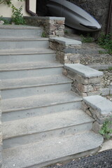 old stairs in the street