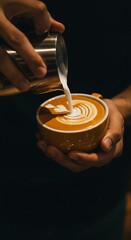 hand holding a cup of coffee