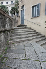 Obraz premium Steps on the old town 