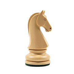 Elegant wooden chess knight.  Perfect for game, strategy, and competition concepts. Ideal for websites, blogs, and marketing materials.