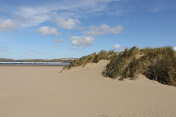 sand dunes and beach