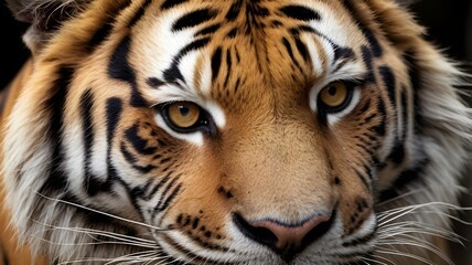 Naklejka premium majestic tiger in forest