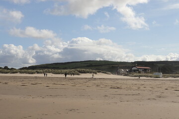 beach in the morning