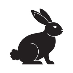 vector illustration of a rabbit