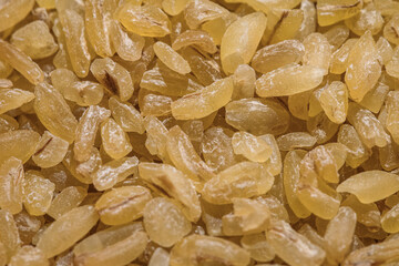 Macro of Raw Bulgur Grains