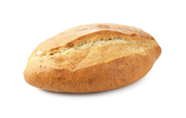 One loaf of bread isolated on white