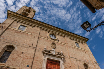 Grottammare, Marche. The church of Santa Lucia