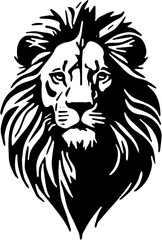 lion head vector illustration