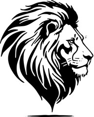 lion head vector