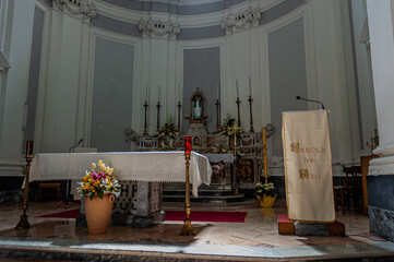 Teano, Campania, Italy. Church of Sant’Agostino. LR25