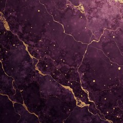 Luxurious purple agate texture with rich wavy layers and metallic gold accents, creating an elegant and opulent gemstone-inspired abstract surface. Generative, AI,