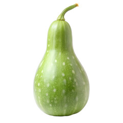 Bottle Gourd Whole Vegetable Isolated on Transparent Background