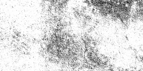 Abstract Dusty Grunge Concrete Wall with Rough and Dirty Texture Background in Black and White.