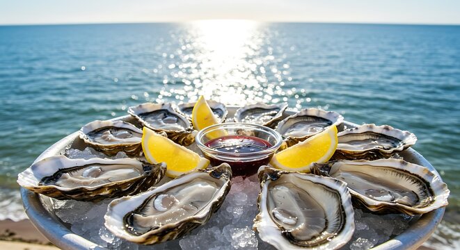 Fresh Oysters on Ice