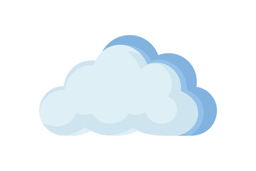 Obraz premium Sky With Soft Fluffy Clouds Gentle Billowing Formations in the Daylight vector art illustration