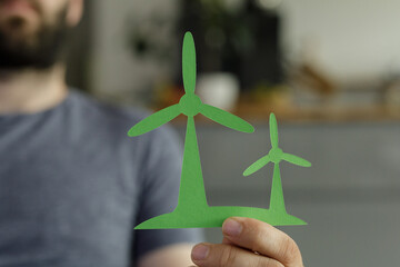 Eco-friendly wind turbines, renewable energy, clean power, sustainability, environmental...